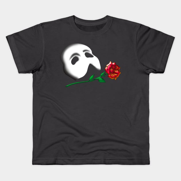 Phantom of the Opera Kids T-Shirt by the Mad Artist